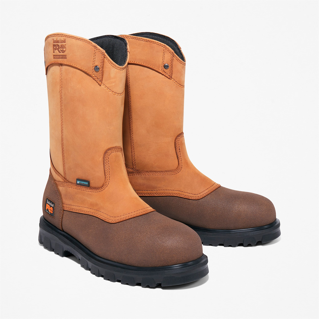Mens Rigmaster Pull On Steel Toe Waterproof Work Boot - Image 4