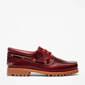 Mens Timberland? Authentic 3-Eye Lug Handsewn Boat Shoe