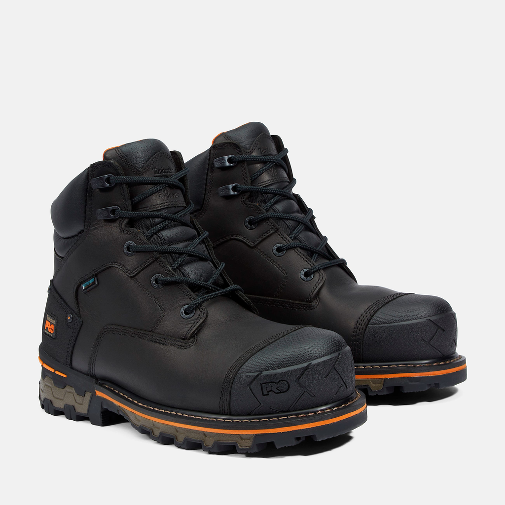 Mens Boondock 6" Composite Toe Waterproof Work Boot - Image 4