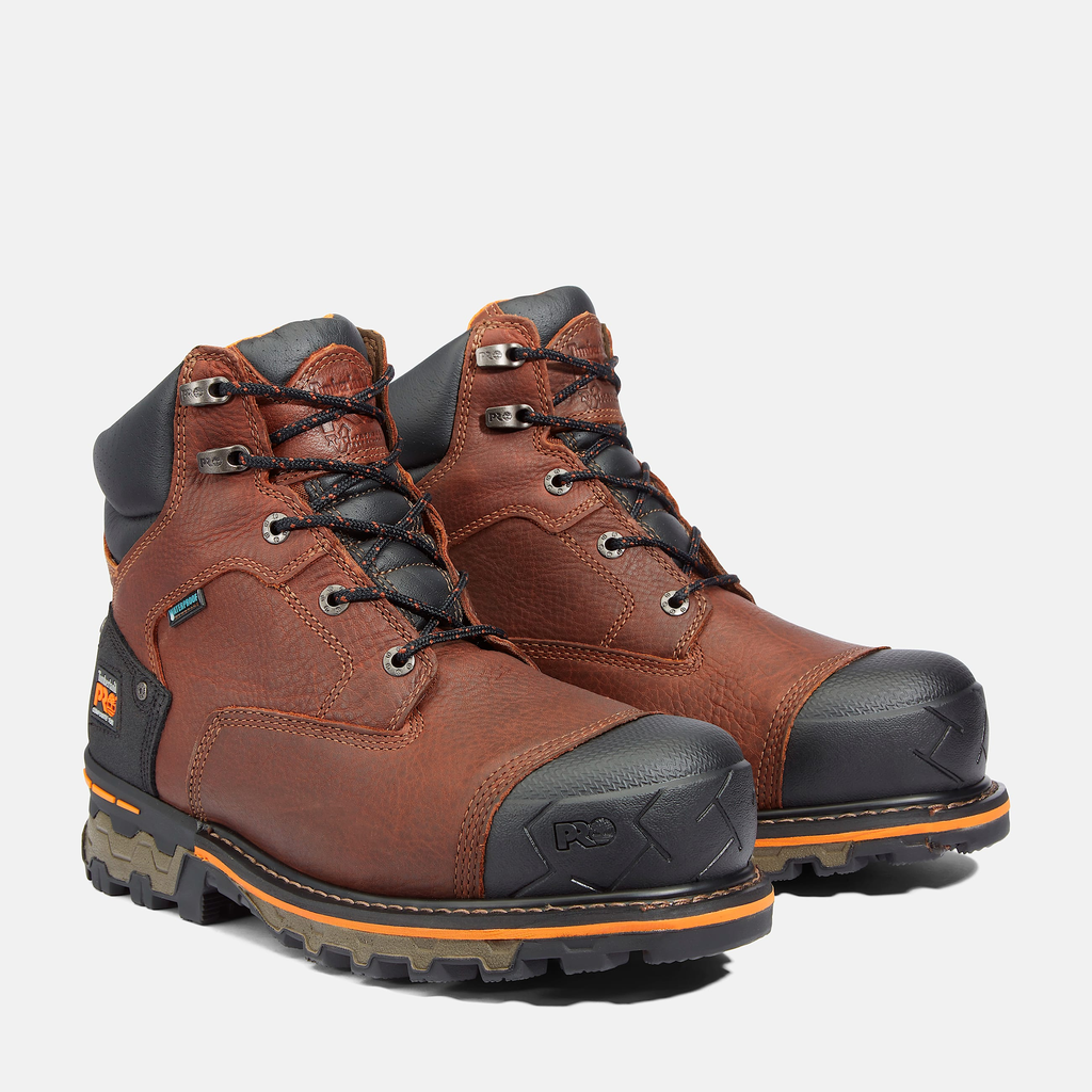 Mens Boondock 6" Composite Toe Waterproof Work Boot - Image 5