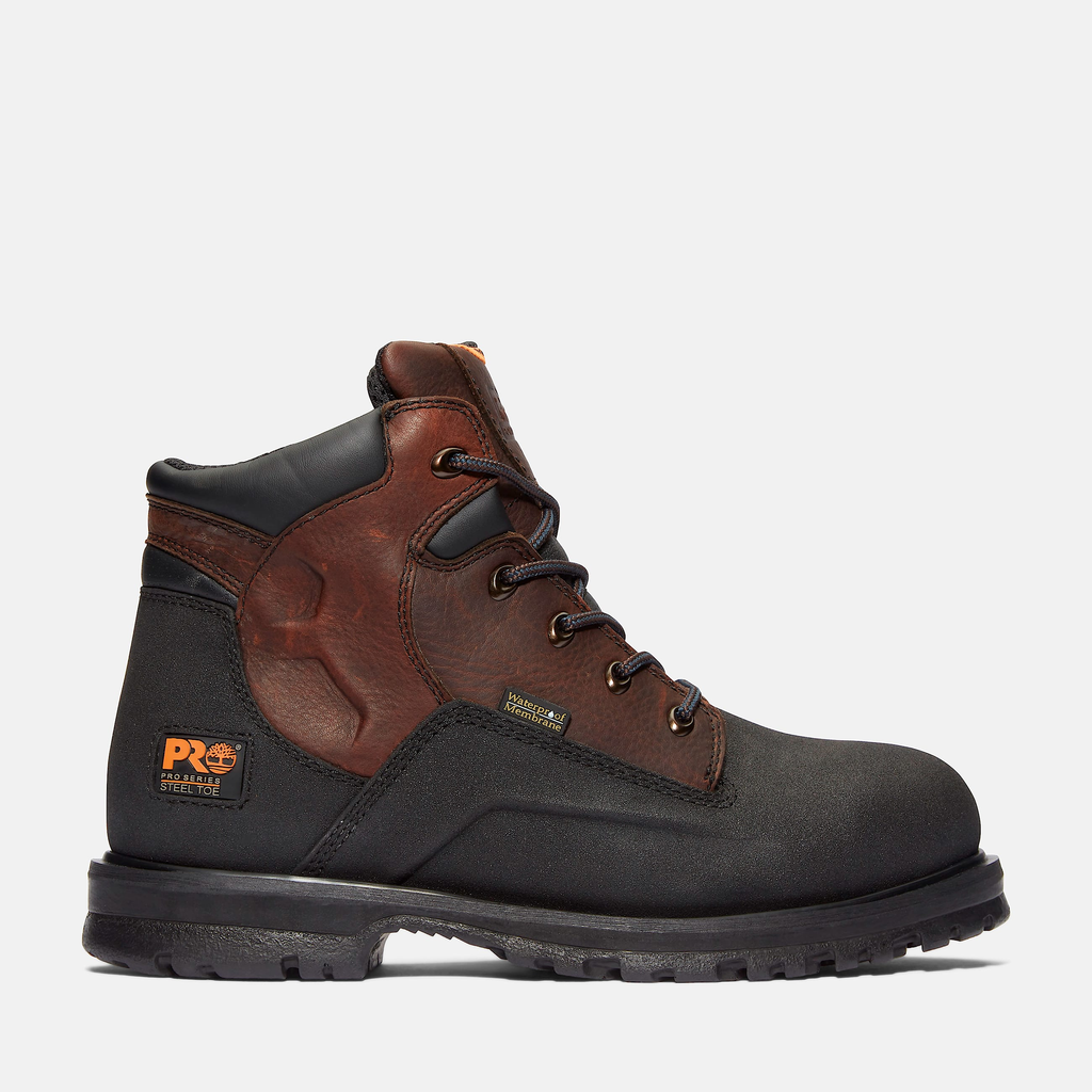 Mens PowerWelt 6" Steel Toe Waterproof Work Boot