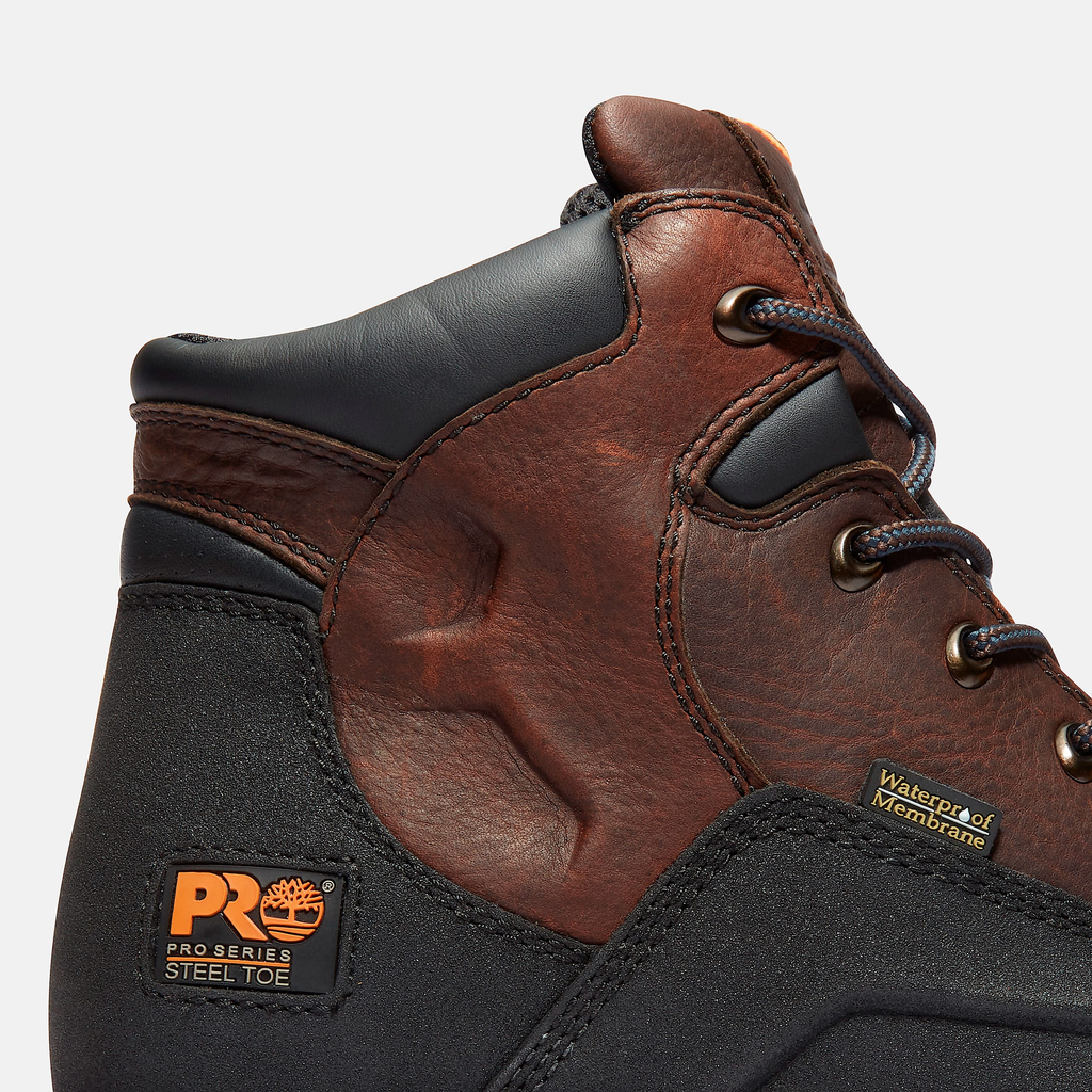 Mens PowerWelt 6" Steel Toe Waterproof Work Boot - Image 7