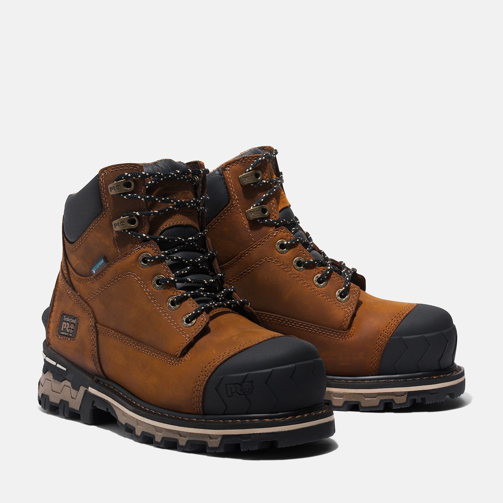 Womens Boondock 6" Waterproof Comp-Toe Work Boot - Image 4