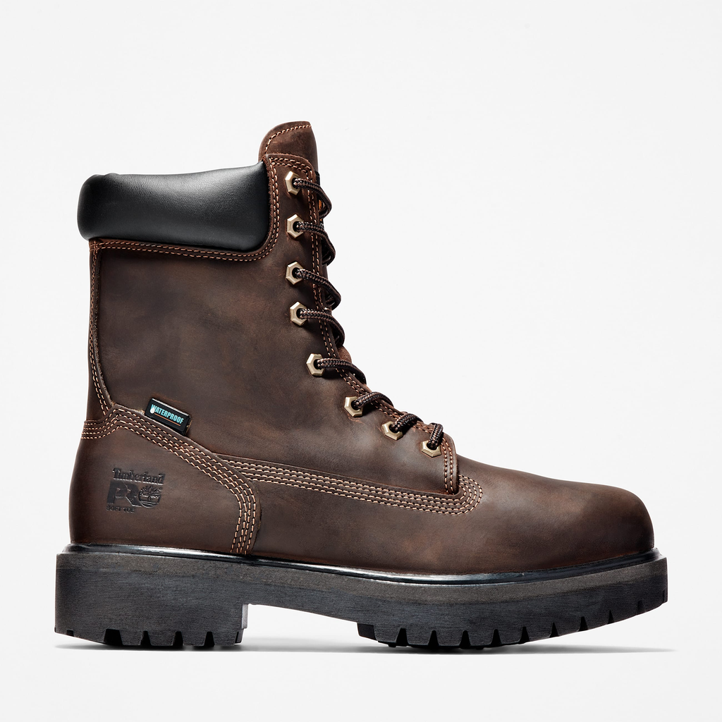 Mens Direct Attach 8" Soft Toe Waterproof Insulated Work Boot
