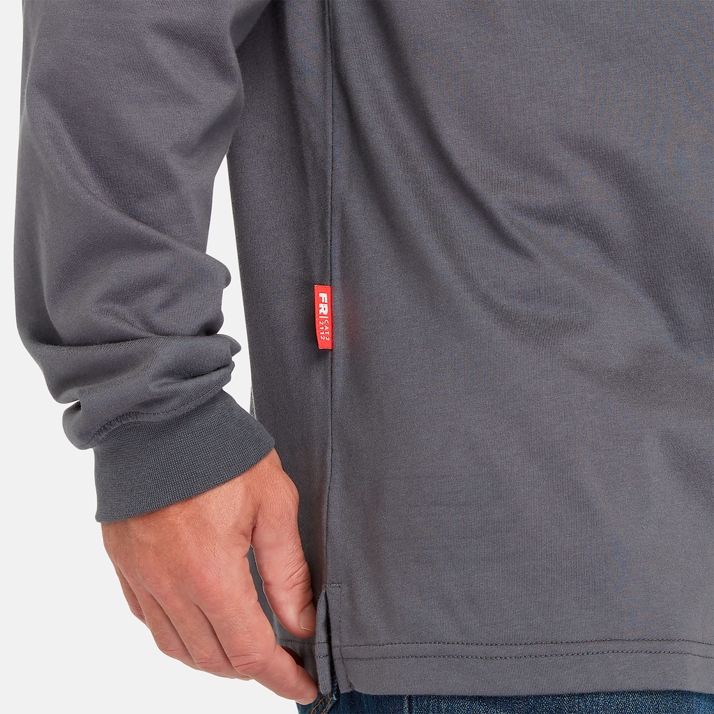 Mens Timberland PRO? Cotton Core Flame-Resistant Long-Sleeve T-Shirt - Image 5
