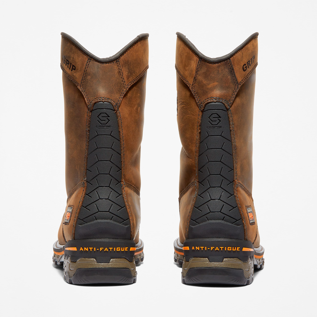 Mens Boondock Waterproof Pull-On Comp-Toe Work Boot - Image 5