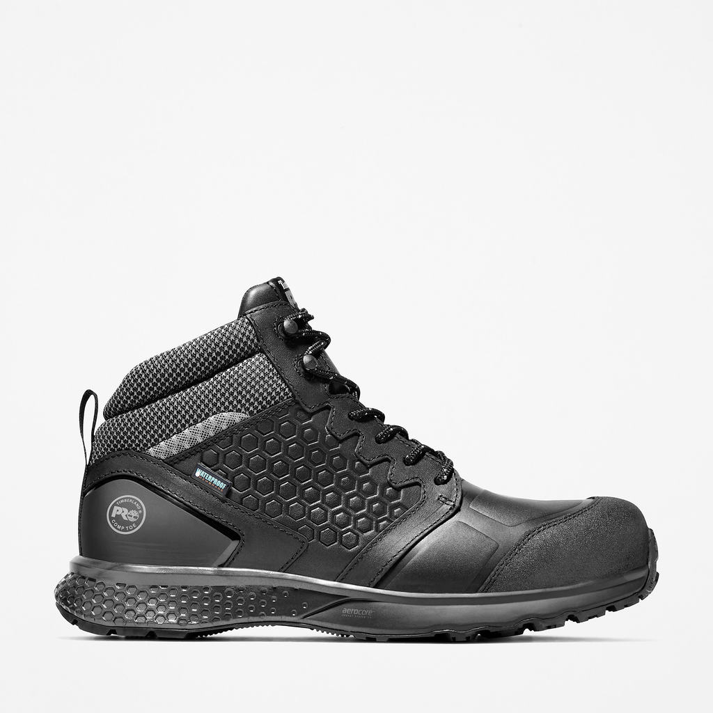Mens Reaxion Composite Toe Waterproof Work Sneaker
