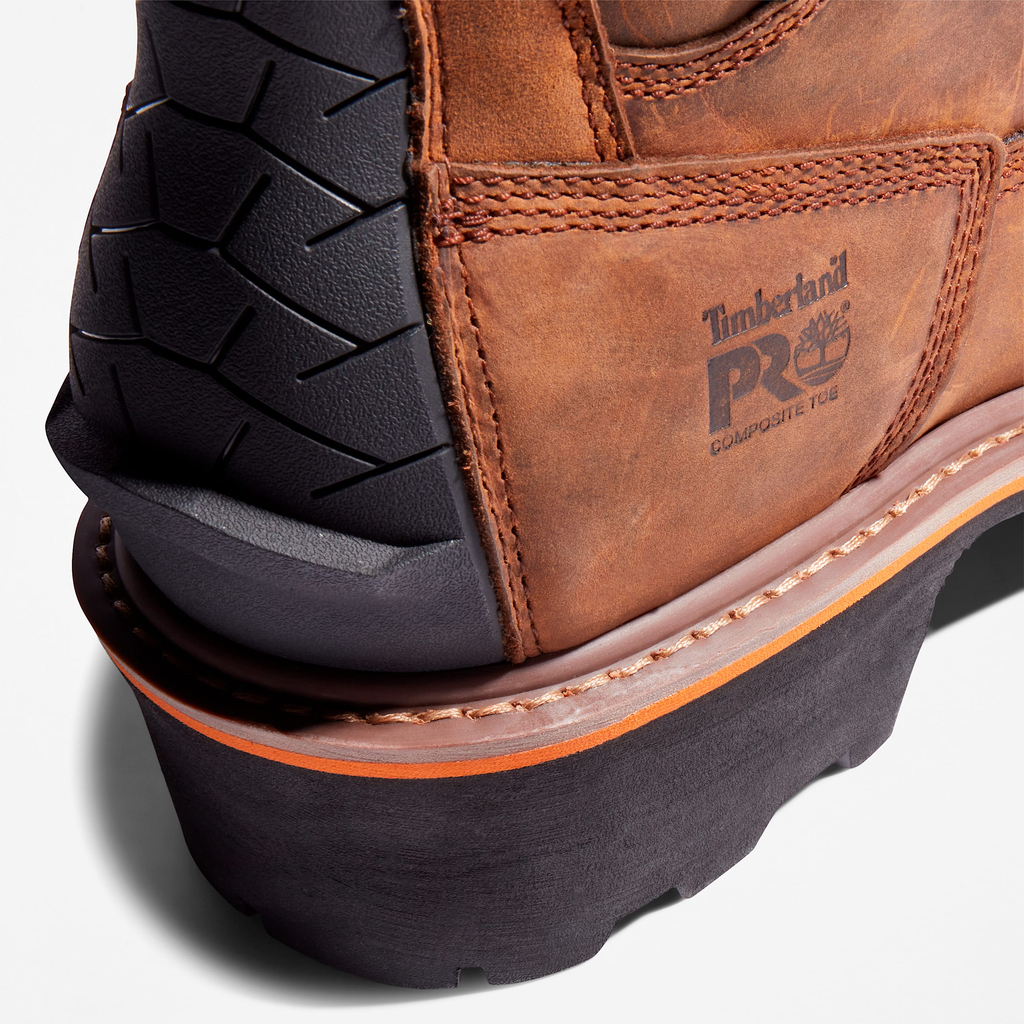 Mens Evergreen Logger Composite Toe Waterproof Work Boot - Image 6