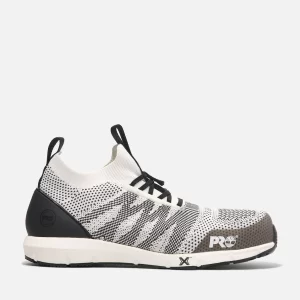 Mens Radius Knit Comp-Toe Slip-On Work Sneaker