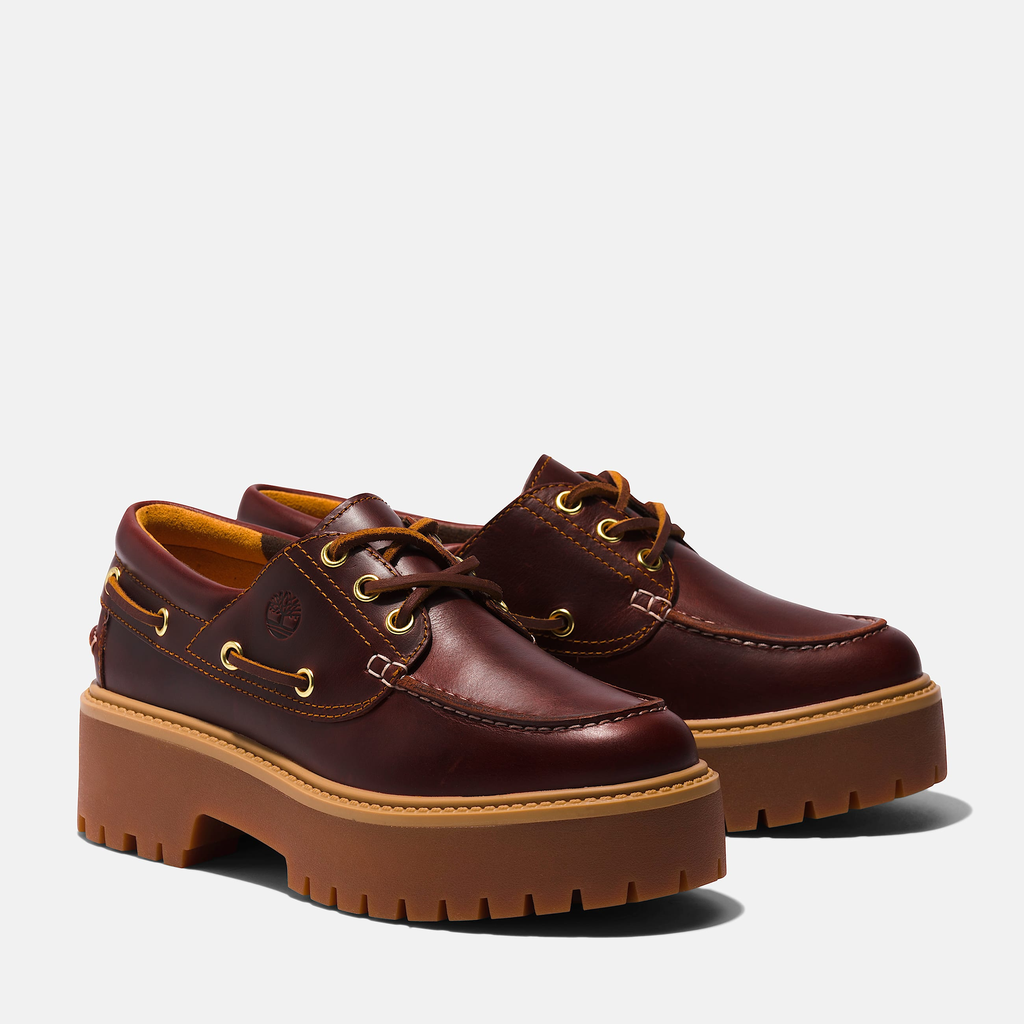 Womens Stone Street Platform Boat Shoe - Image 6