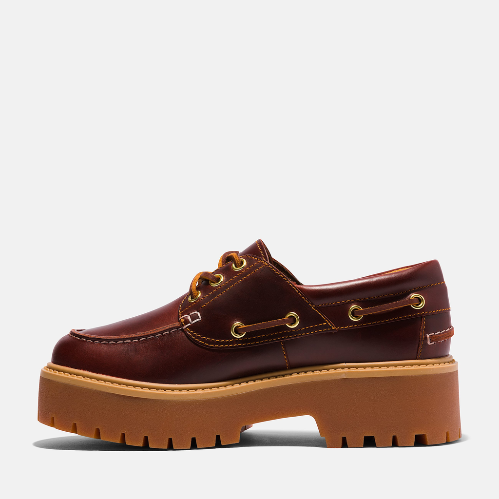 Womens Stone Street Platform Boat Shoe - Image 8