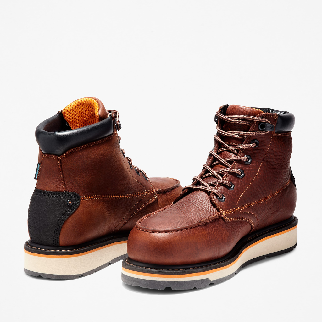 Mens Gridworks 6" Alloy Toe Waterproof Work Boot - Image 5