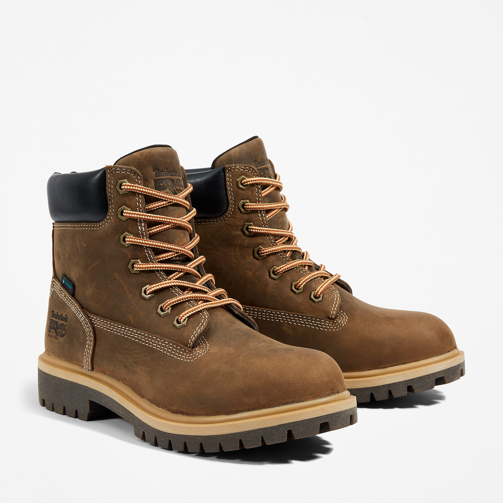 Womens Direct Attach 6" Steel Toe Waterproof Work Boot - Image 4