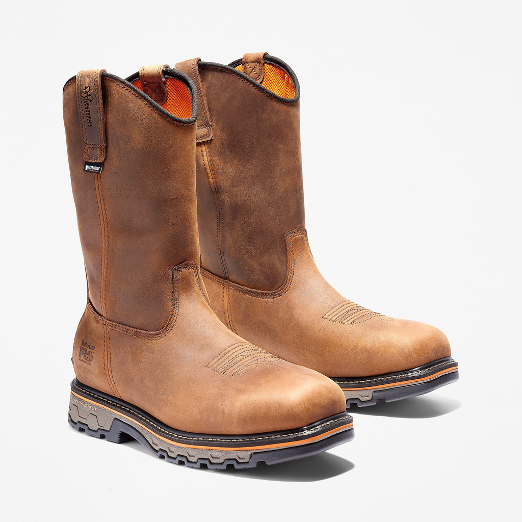 Mens True Grit Pull On Composite Toe Waterproof Work Boot - Image 4