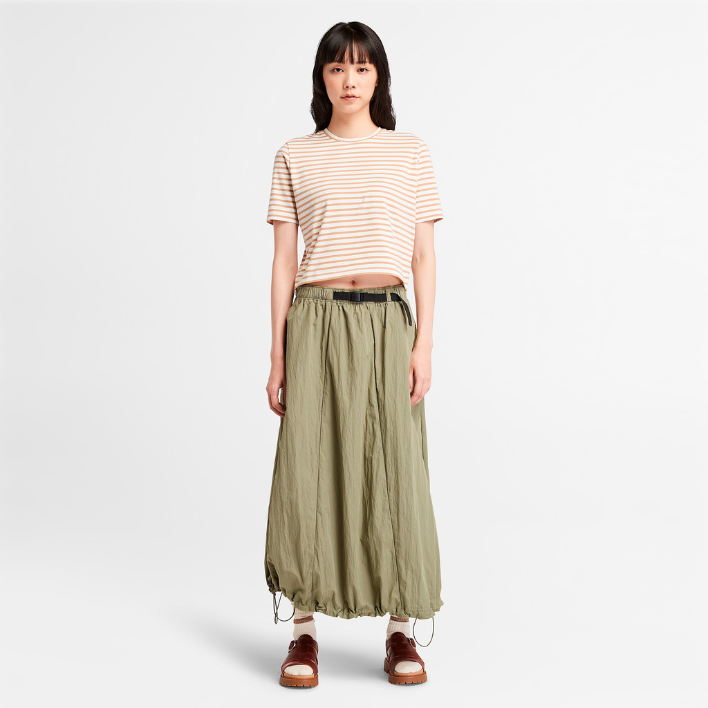 Womens Striped Short-Sleeve Baby T-Shirt - Image 2