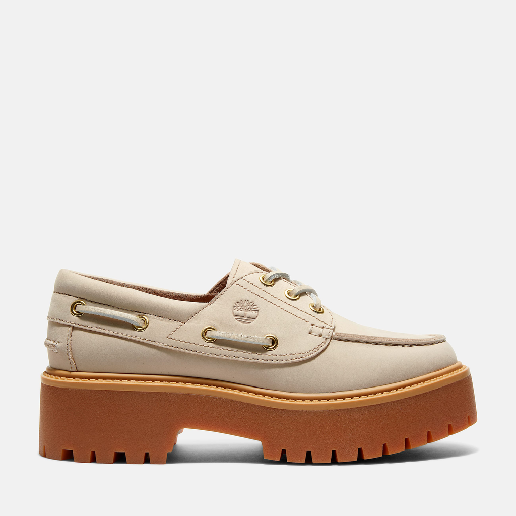 Women¡¯s Stone Street Platform Boat Shoe