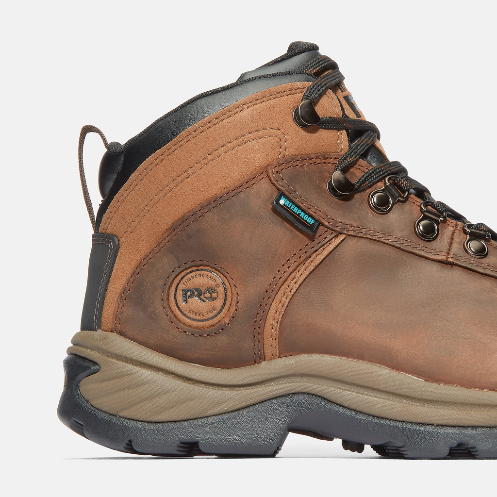 Mens Flume Work Steel Toe Waterproof Work Boot - Image 7