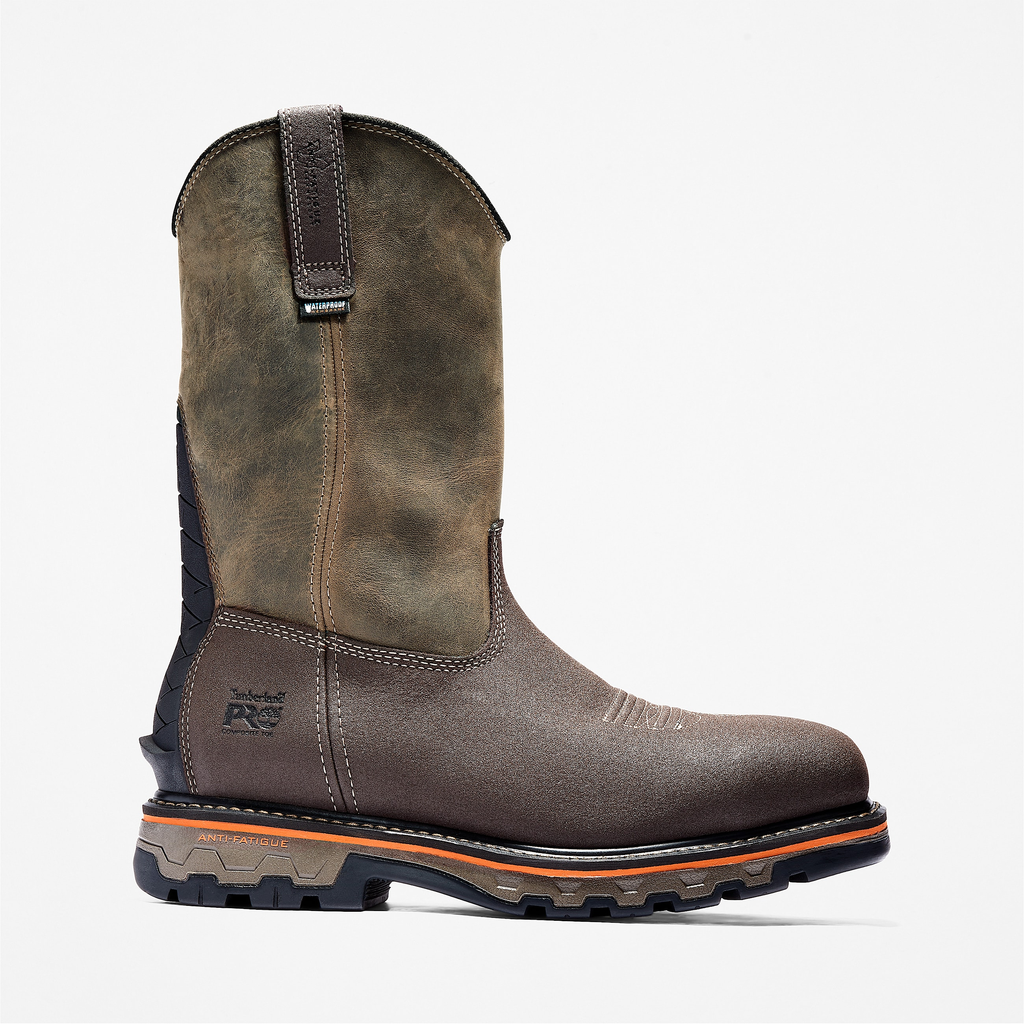 Mens True Grit Pull On Composite Toe Waterproof Work Boot