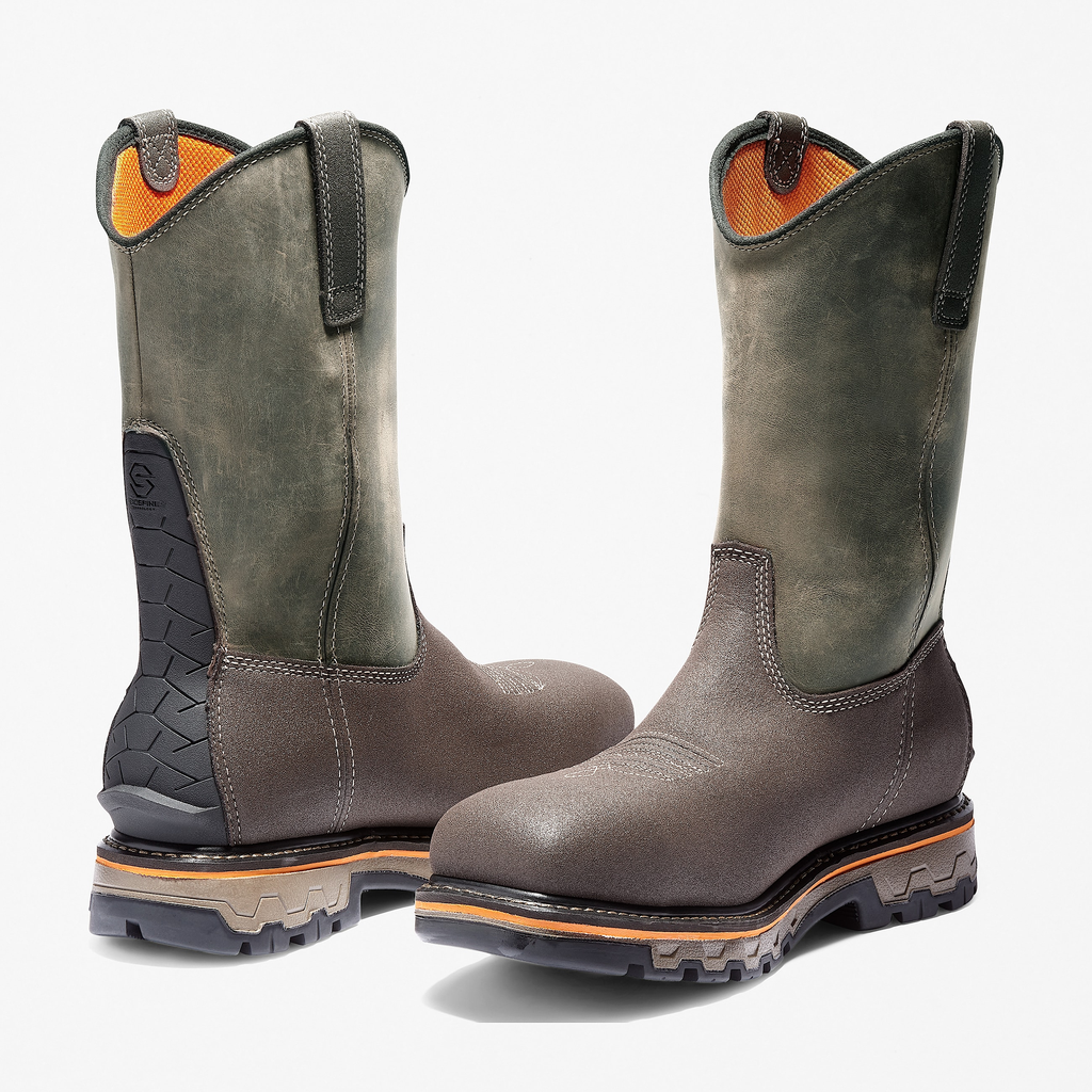 Mens True Grit Pull On Composite Toe Waterproof Work Boot - Image 5