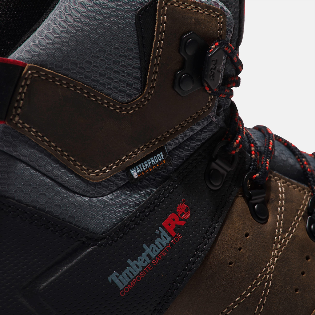Mens Timberland PRO? Switchback Waterproof Comp-Toe Work Hikers - Image 7
