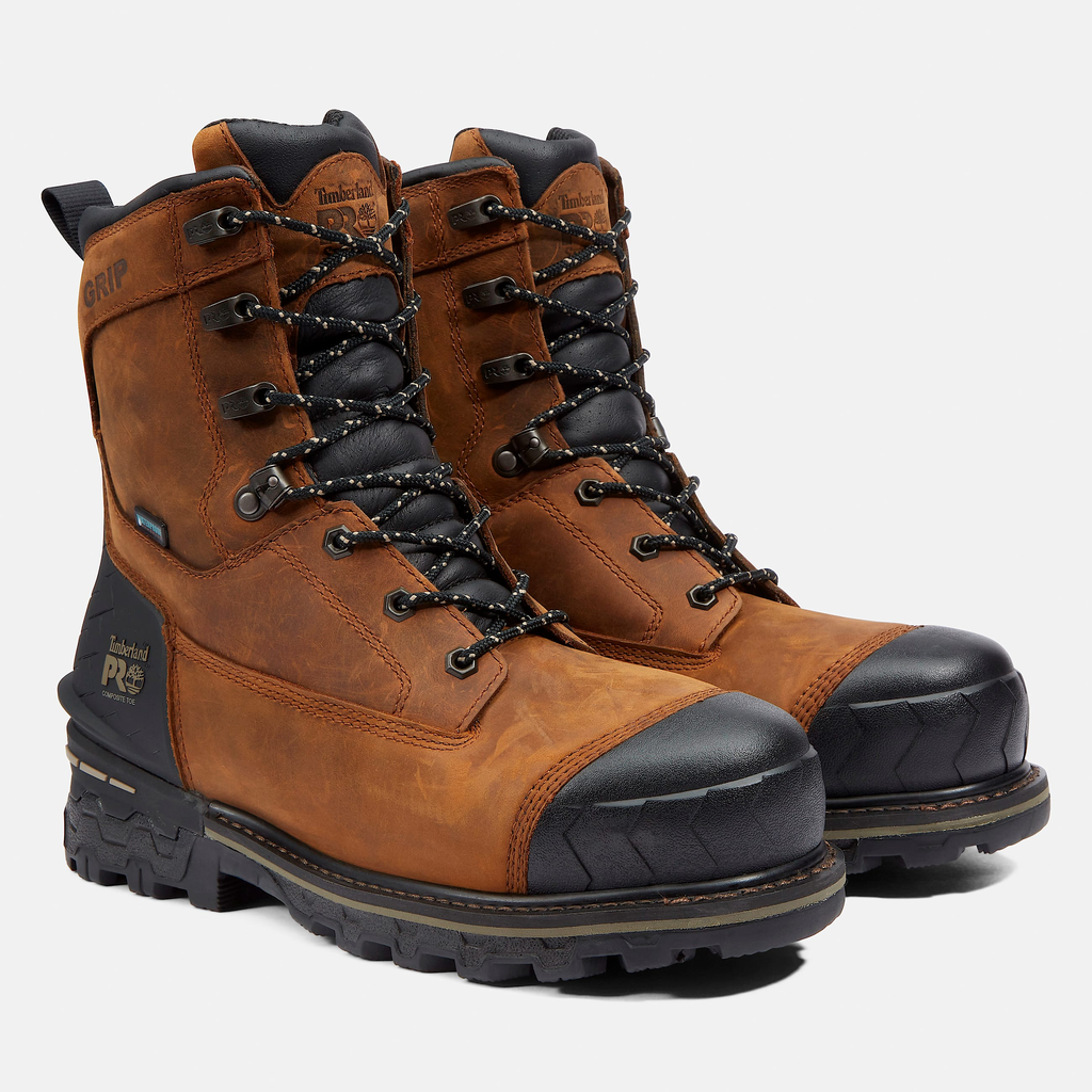 Mens Boondock HD 8" Composite Toe Waterproof Work Boot - Image 5