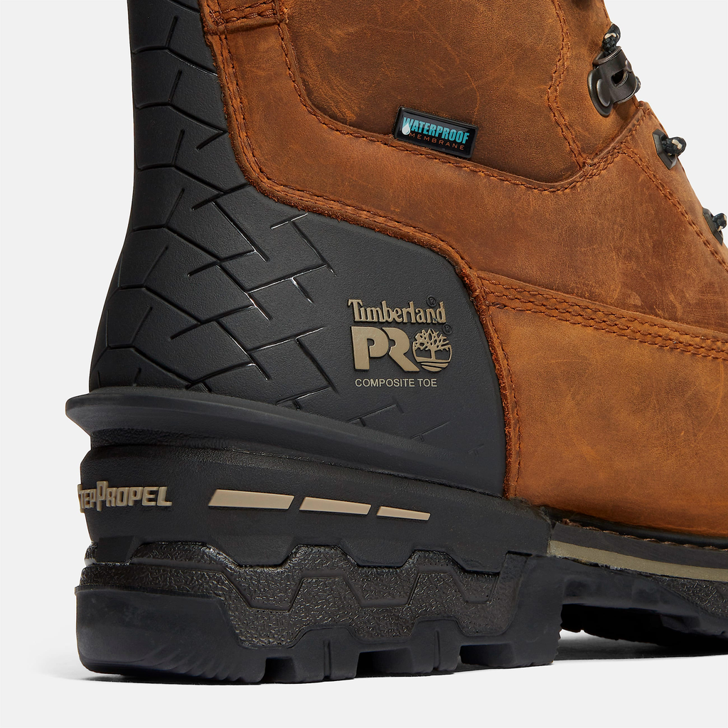 Mens Boondock HD 8" Composite Toe Waterproof Work Boot - Image 8