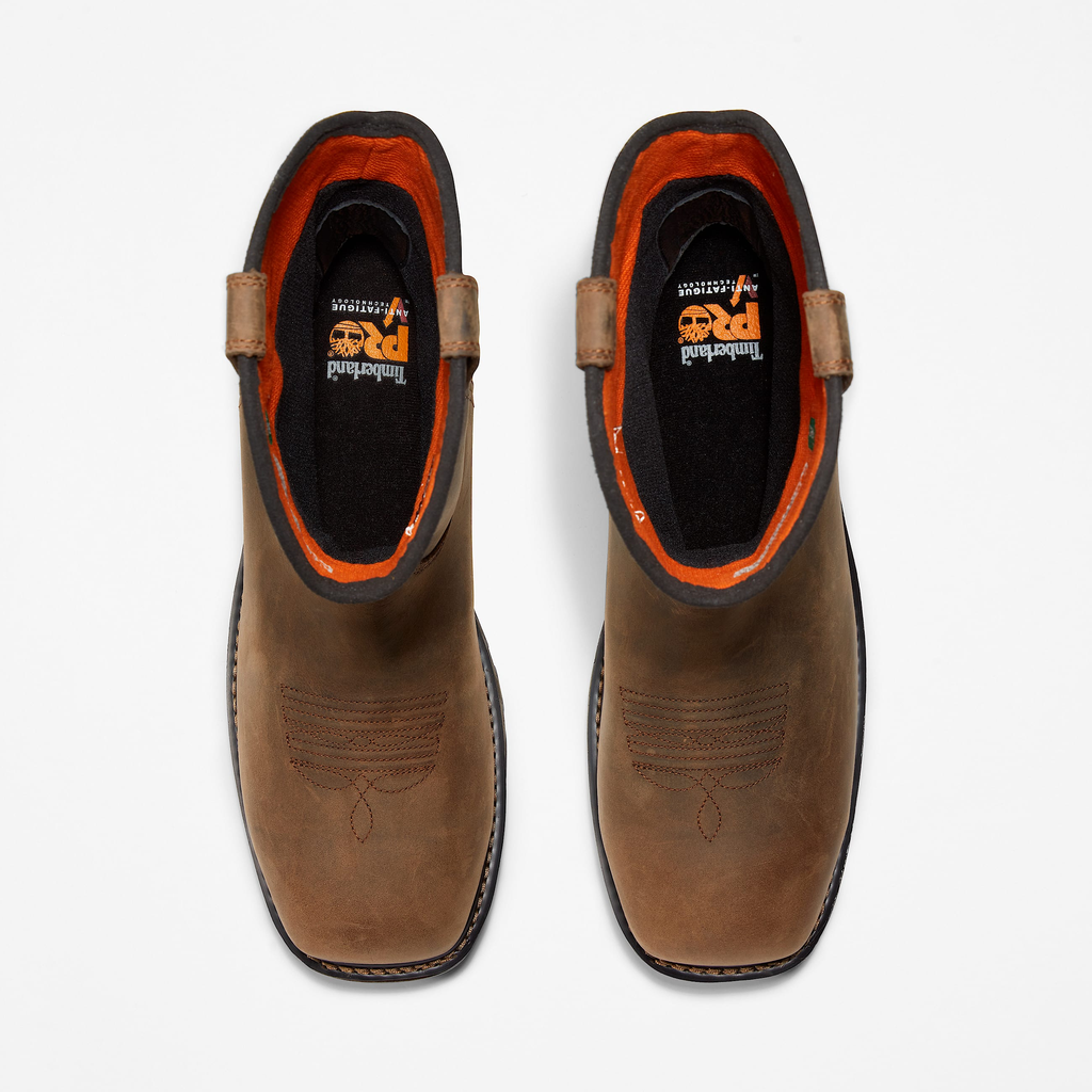 Mens True Grit Pull On Composite Toe Waterproof Work Boot - Image 2