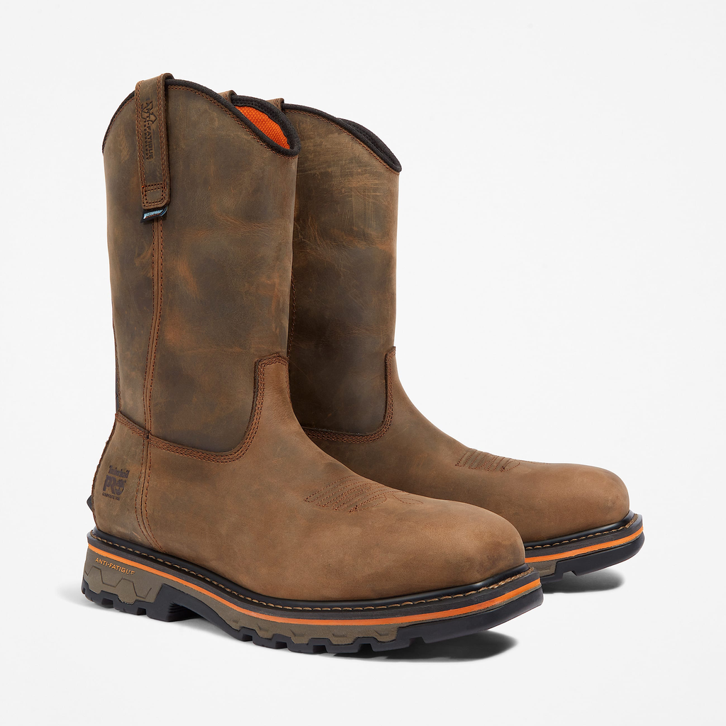 Mens True Grit Pull On Composite Toe Waterproof Work Boot - Image 4