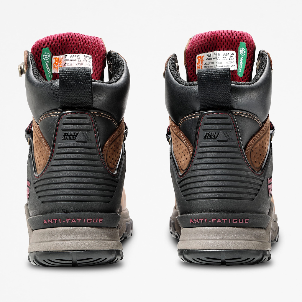 Womens Hypercharge 6" Composite Toe Waterproof Work Boot - Image 4
