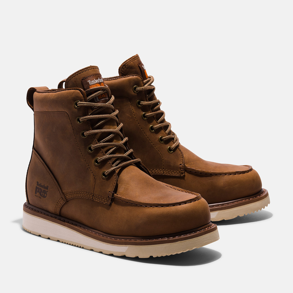 Mens Wedge 6 inch Work Boot - Image 4