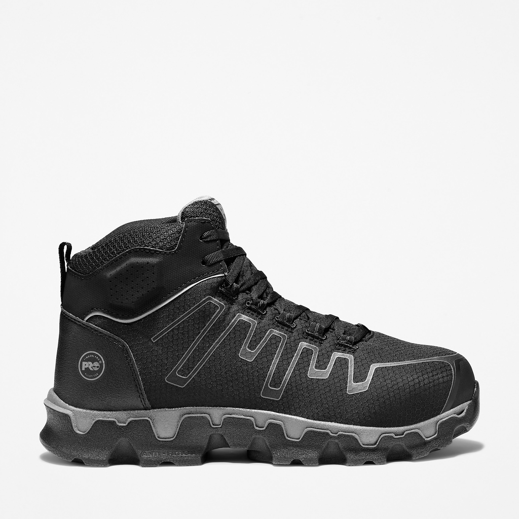 Mens Timberland PRO Powertrain Sport Alloy-Toe Mid Athletic Work Boot