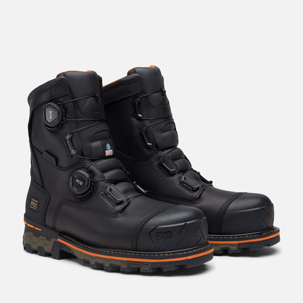 Mens Boondock Pull-On Composite Toe Waterproof Work Boot - Image 4