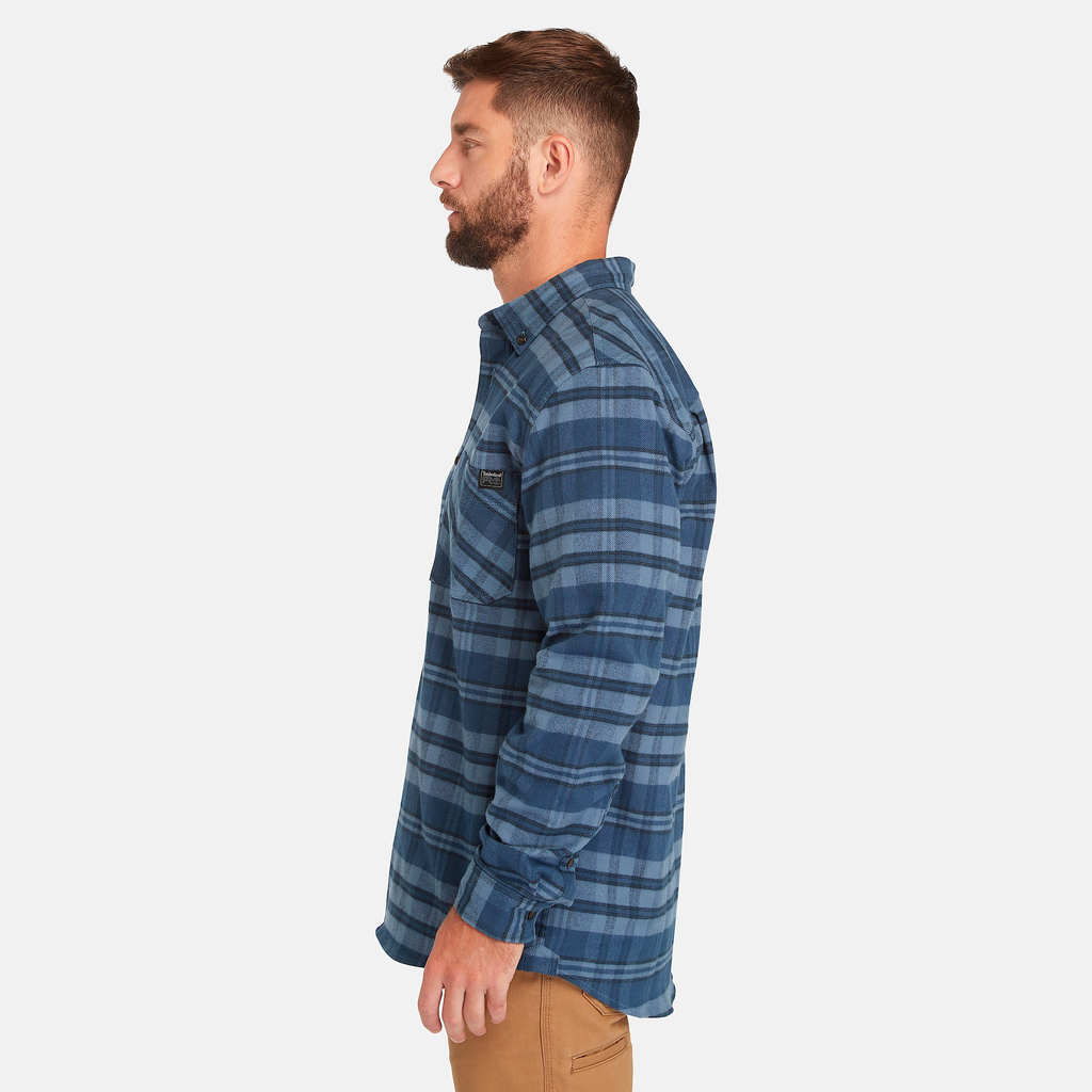 Mens Timberland PRO? Woodfort Midweight Flannel Shirt - Image 4