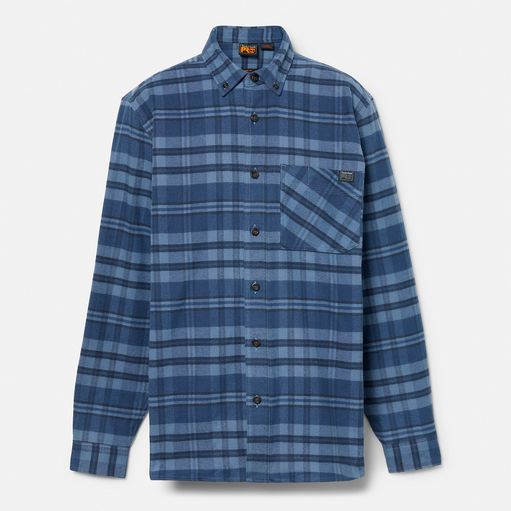 Mens Timberland PRO? Woodfort Midweight Flannel Shirt - Image 6
