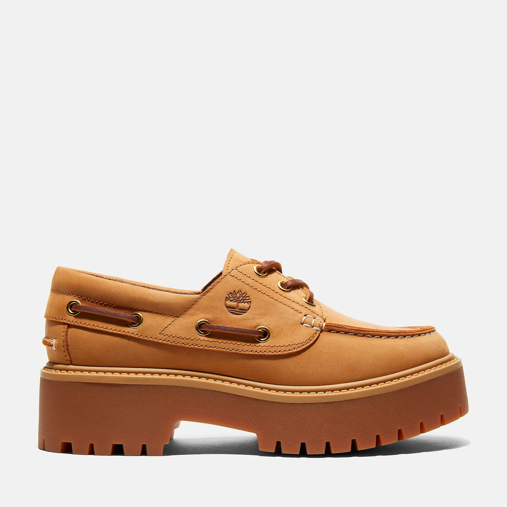 Women¡¯s Stone Street Platform Boat Shoe