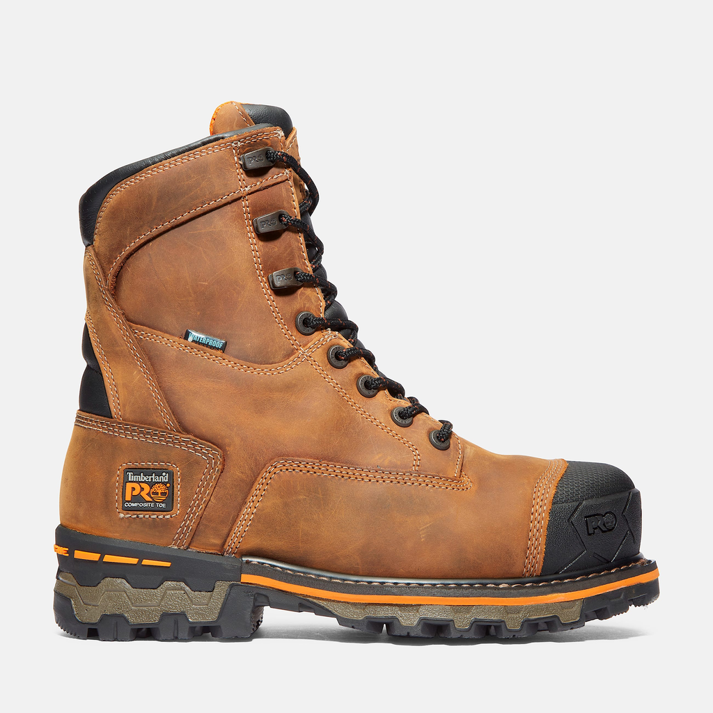 Mens Boondock 8" Composite Toe Waterproof Work Boot