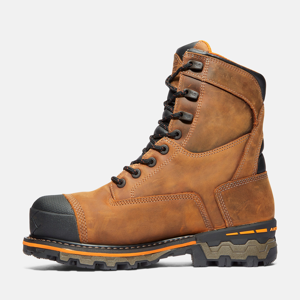 Mens Boondock 8" Composite Toe Waterproof Work Boot - Image 6