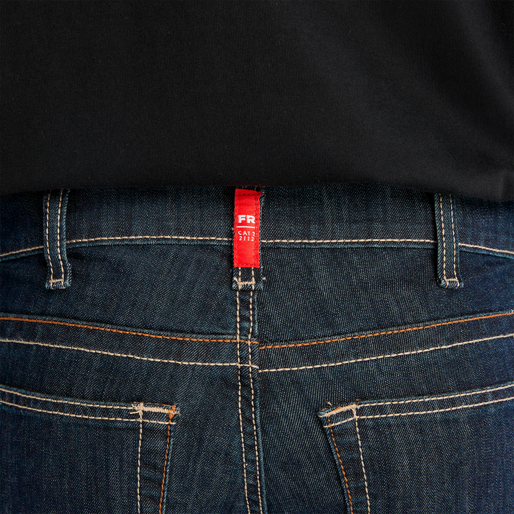 Mens Timberland PRO? Grit-N-Grind Flame-Resistant Flex Denim Work Jeans - Image 4