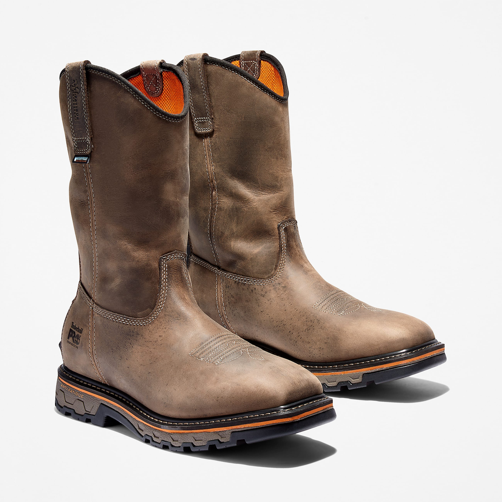 Mens True Grit Pull On Waterproof Work Boot - Image 4