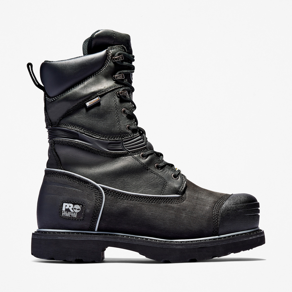 Mens Gravel Pit Met Guard Steel Toe Waterproof Work Boot