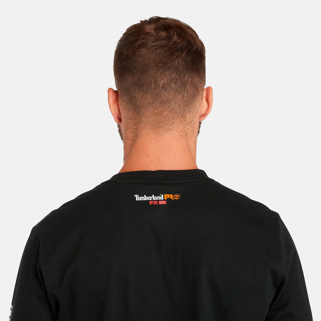 Mens Timberland PRO? Cotton Core Flame-Resistant Long-Sleeve T-Shirt - Image 2