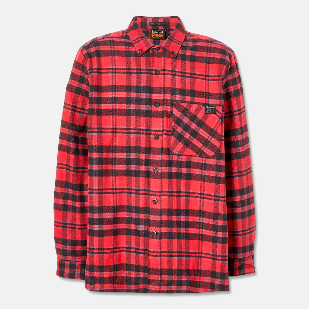 Mens Timberland PRO? Woodfort Midweight Flannel Shirt - Image 6