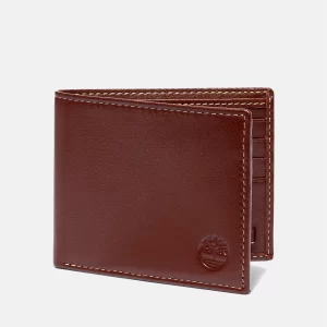 Mens Milled Leather Bifold Wallet