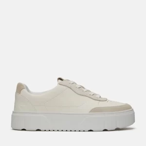 Womens Laurel Court Suede Accent Lace-Up Sneaker