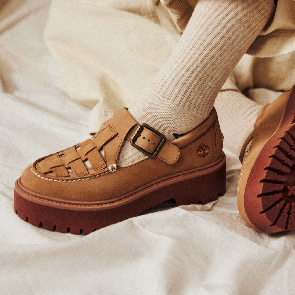 Womens Stone Street Platform Buckle Shoe - Image 2