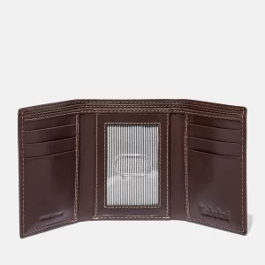 Mens Smooth Leather Trifold Wallet
