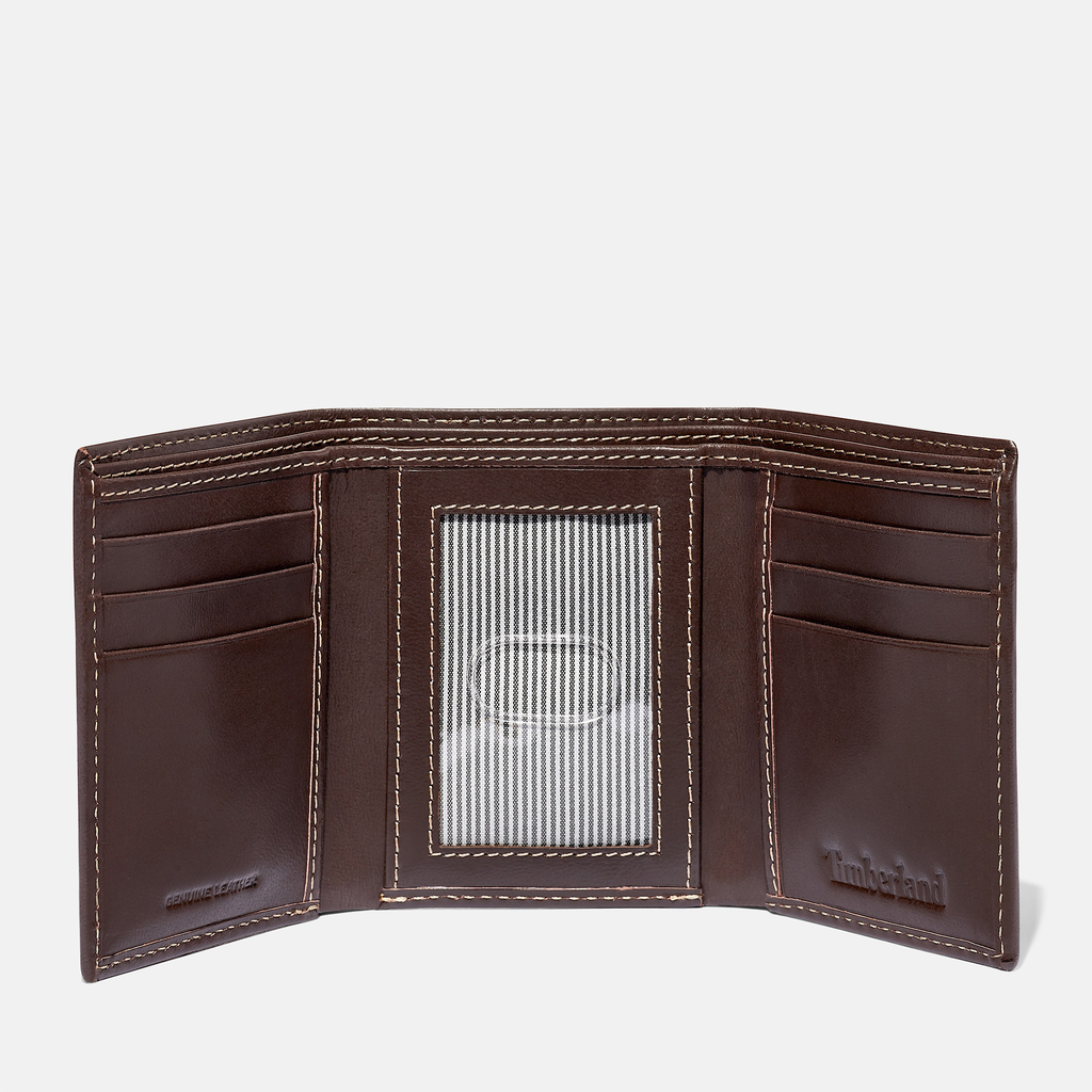 Mens Smooth Leather Trifold Wallet