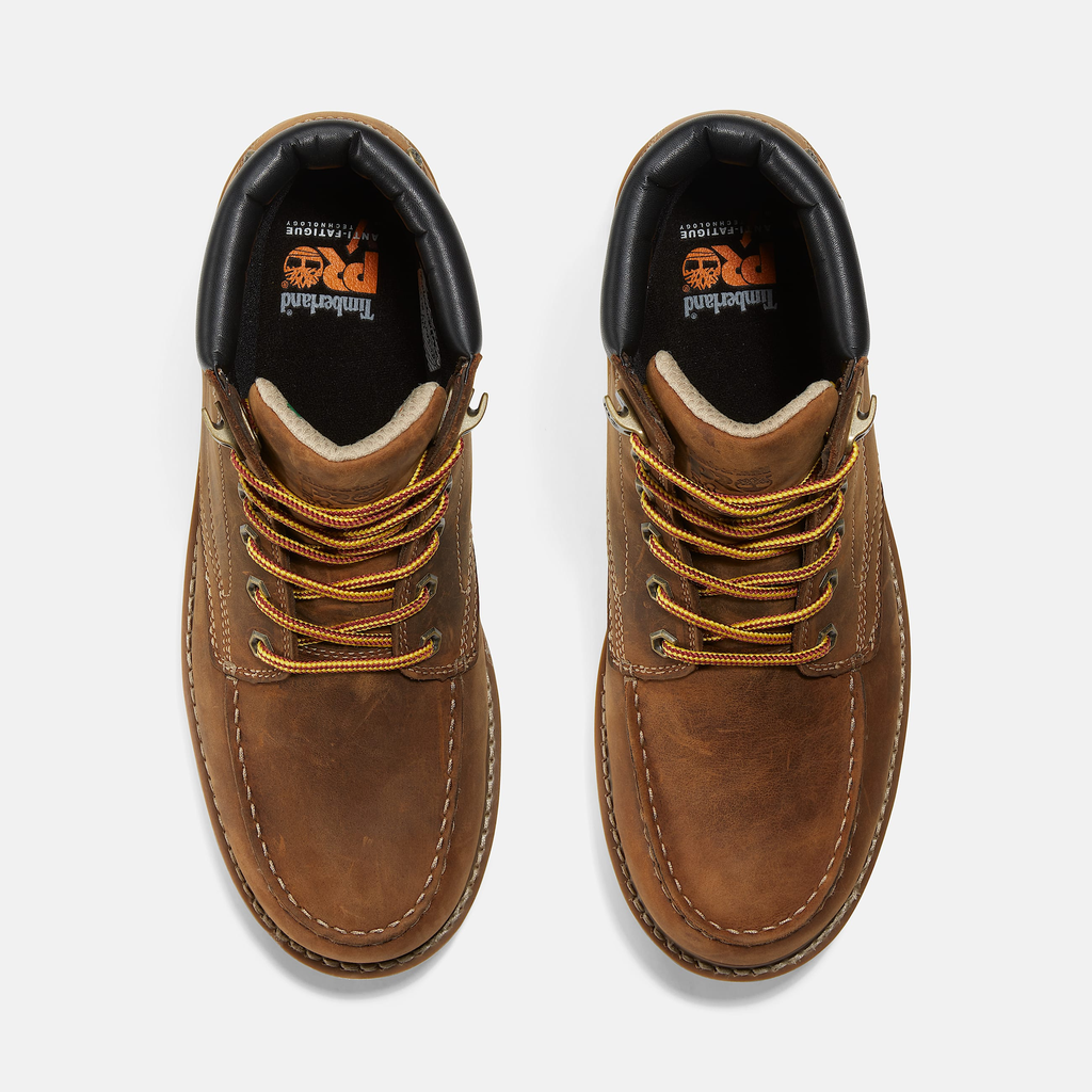 Mens Timberland PRO Gridworks 6" Waterproof Moc-Toe Work Boot