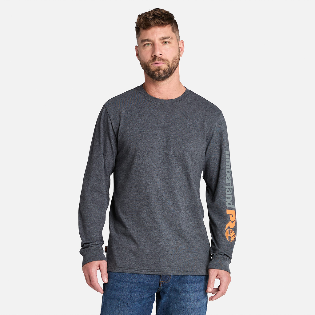 Mens Timberland PRO? Core Logo Long-Sleeve T-Shirt