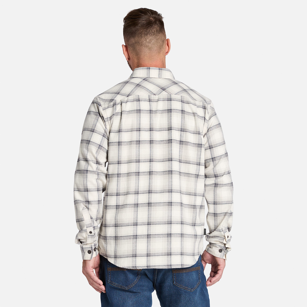 Mens Timberland PRO? Woodfort Lightweight Flannel Flex Shirt - Image 4